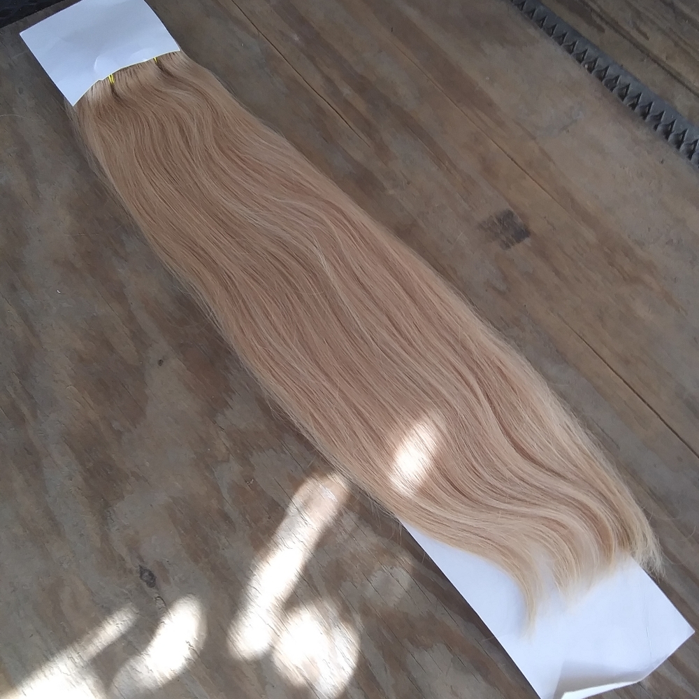 20” Clip in Hair Extensions Strawberry Blonde